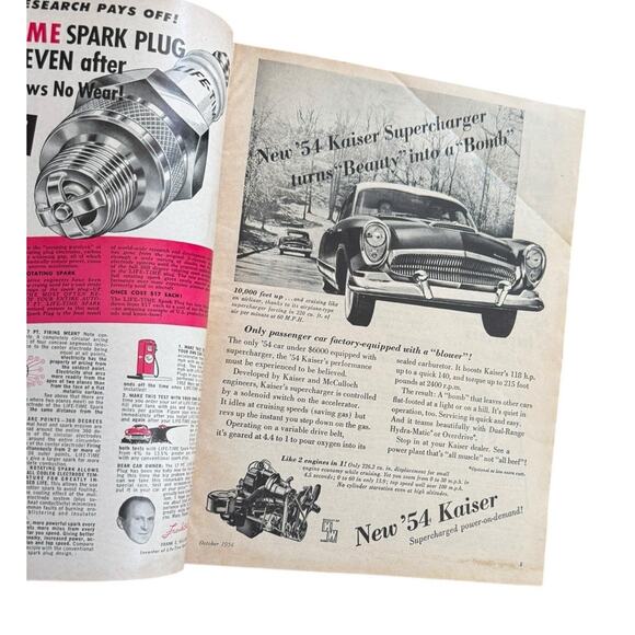Car Magazines Motor Trend Hot Rod 1954 1955 1970 John DeLorean Fastest Cars READ - Picture 10 of 10